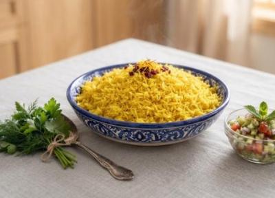 طرز تهیه پلو زردچوبه؛ ساده و خوش رنگ طرز تهیه پلو زردچوبه؛ ساده و خوش رنگ
